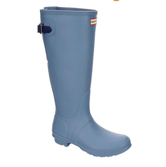 Hunter Shoes New Hunter Mate Blue Tall Boot Poshmark